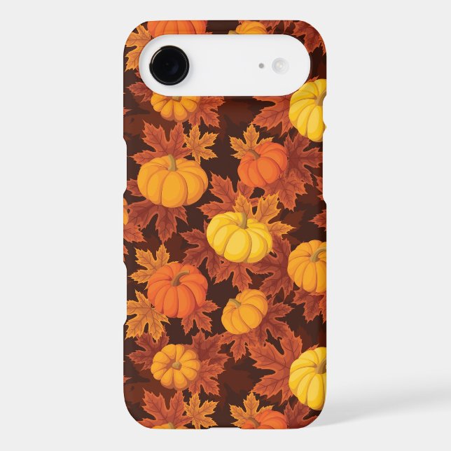 Pattern with pumpkins and autumn maple Case-Mate iPhone case (Back)
