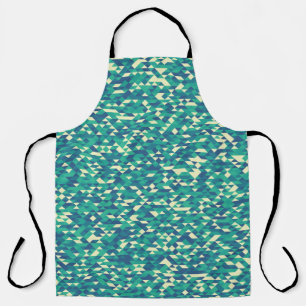 Pattern with random coloured Diamonds Generative A Apron