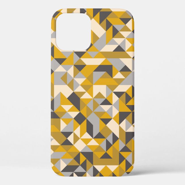 Pattern with random coloured Diamonds Generative A Case-Mate iPhone Case (Back)