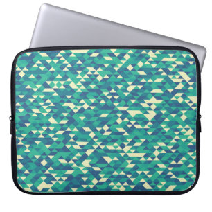 Pattern with random coloured Diamonds Generative A Laptop Sleeve