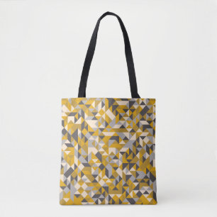 Pattern with random coloured Diamonds Generative A Tote Bag