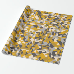 Pattern with random coloured Diamonds Generative A Wrapping Paper