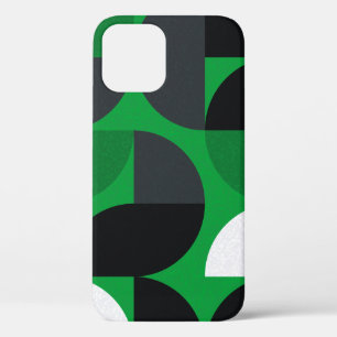 Pattern with random coloured triangles Generative  iPhone 12 Case