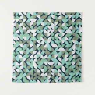 Pattern with random coloured triangles Generative Tapestry