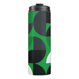 Pattern with random coloured triangles Generative Thermal Tumbler