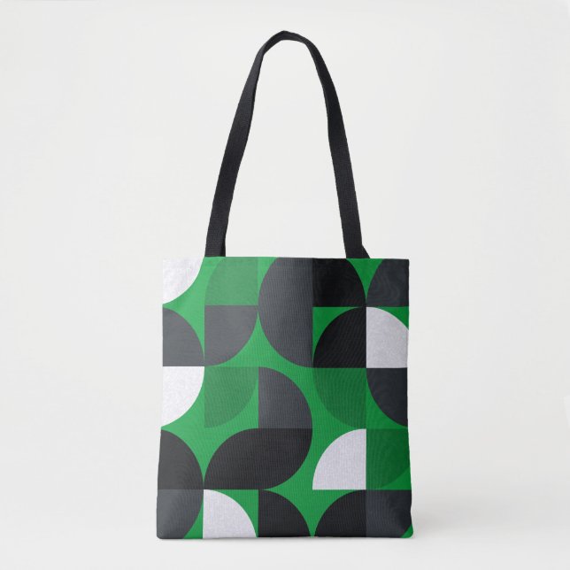 Pattern with random coloured triangles Generative  Tote Bag (Front)