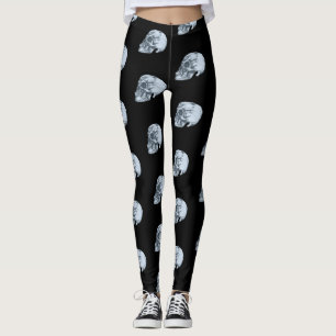 Pattern with Skulls Leggings
