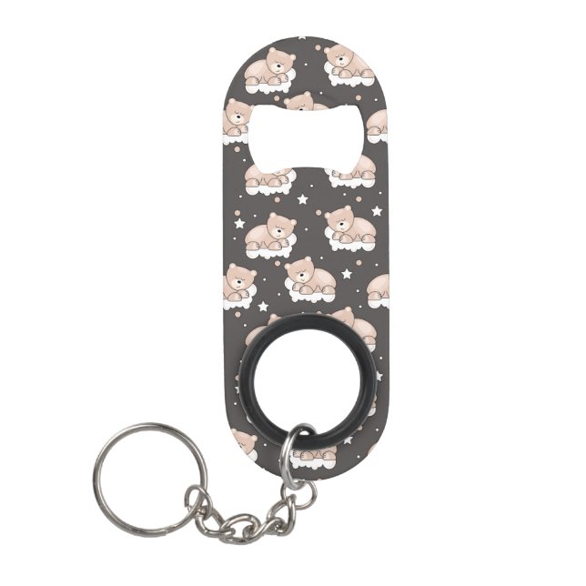 pattern with small bear sleeping (Front)
