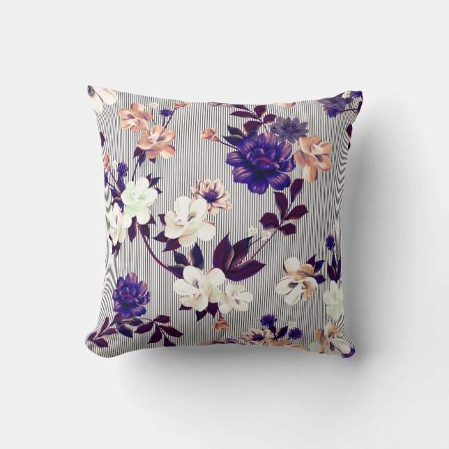 Pattern with spring flowers Pattern with spring fl Cushion (Front)