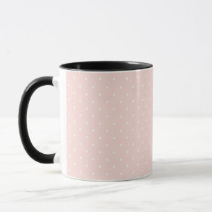Pattern with white polka dots 2 mug