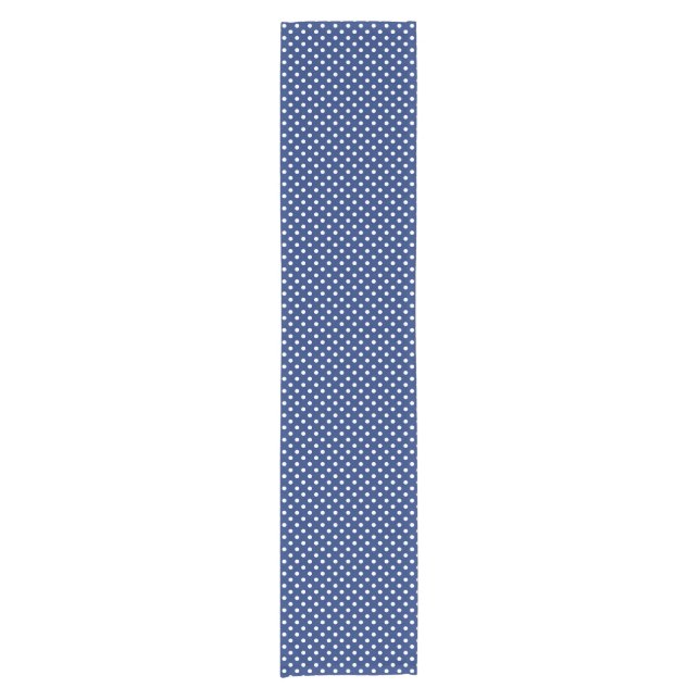 Pattern with white polka dots 2 short table runner (Front)