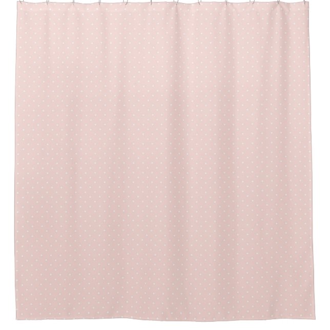 Pattern with white polka dots 2 shower curtain (Front)