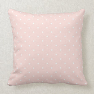 Pattern with white polka dots cushion
