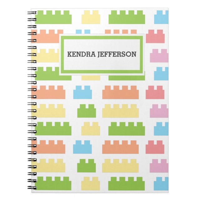 patterned blocks notebook (Front)