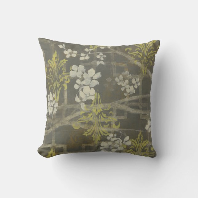 Patterned Blossom Branch I Cushion (Front)