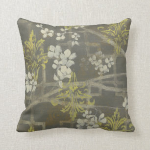 Patterned Blossom Branch I Cushion