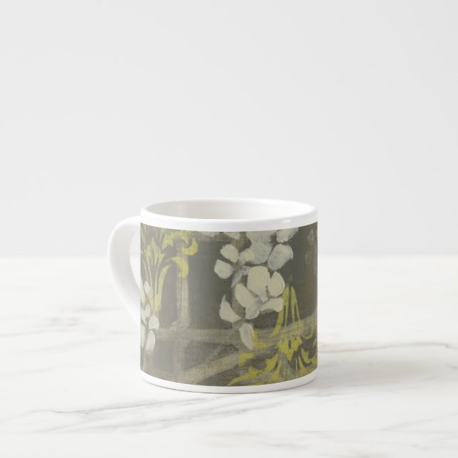 Patterned Blossom Branch I Espresso Cup (Front Left)