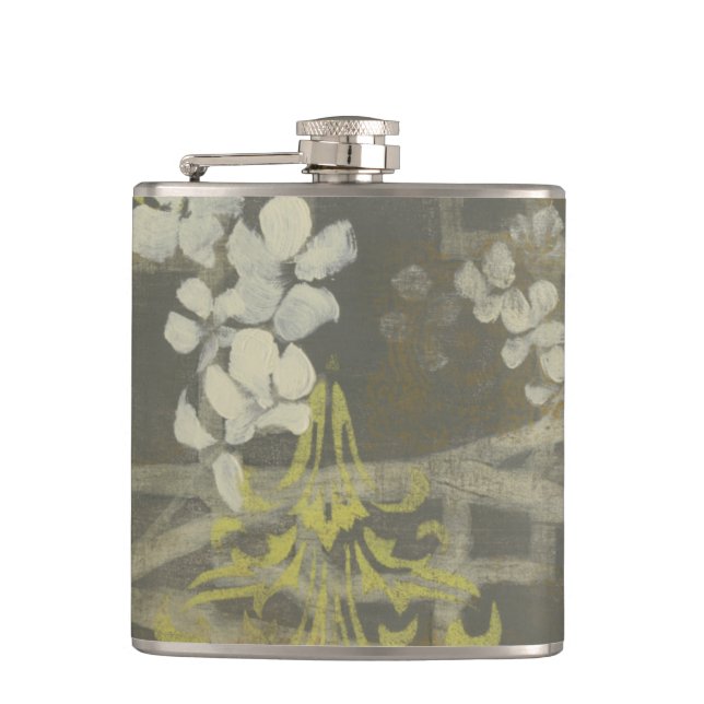 Patterned Blossom Branch I Hip Flask (Front)