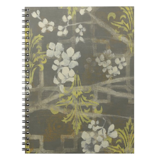 Patterned Blossom Branch I Notebook (Front)