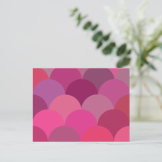 Patterned Circles Postcard