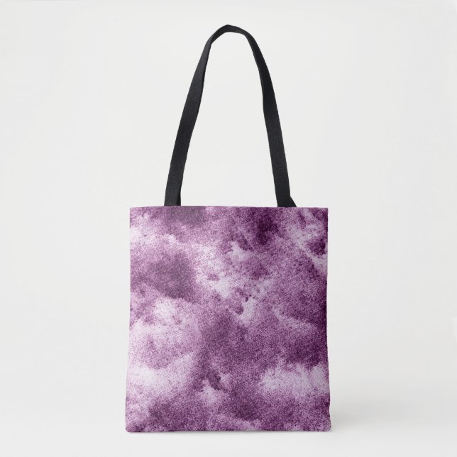 Patterned clothpurple, abstract, adorned, ancient, tote bag (Front)