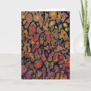 Patterned Dinosaur Bone Card