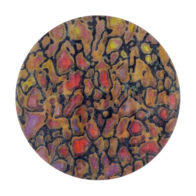 Patterned Dinosaur Bone Cutting Board (Front)