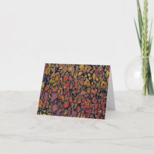 Patterned Dinosaur Bone Note Card