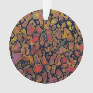 Patterned Dinosaur Bone Ornament