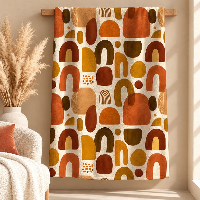 Patterned Dusty Green Copper Boho Blanket Decor (Patterned Dusty Green Copper Boho Blanket Decor)