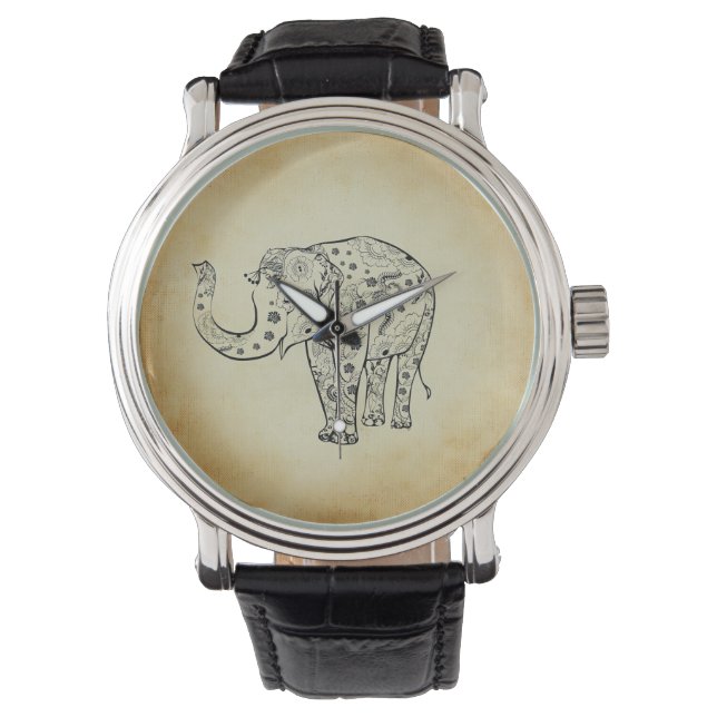Patterned Elephant Watch (Front)