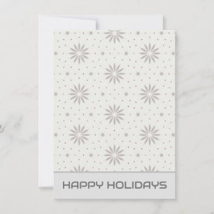 Patterned Holiday Card