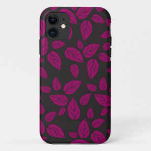 patterned leaves iPhone 11 case