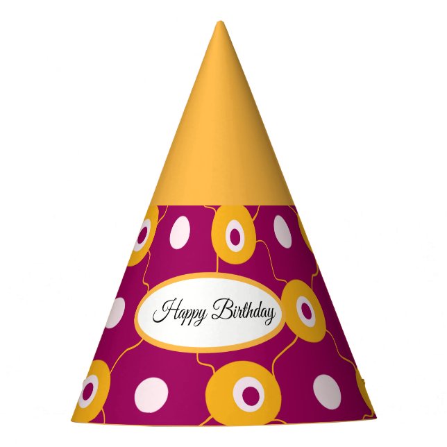 Patterned Party Hat (Front)