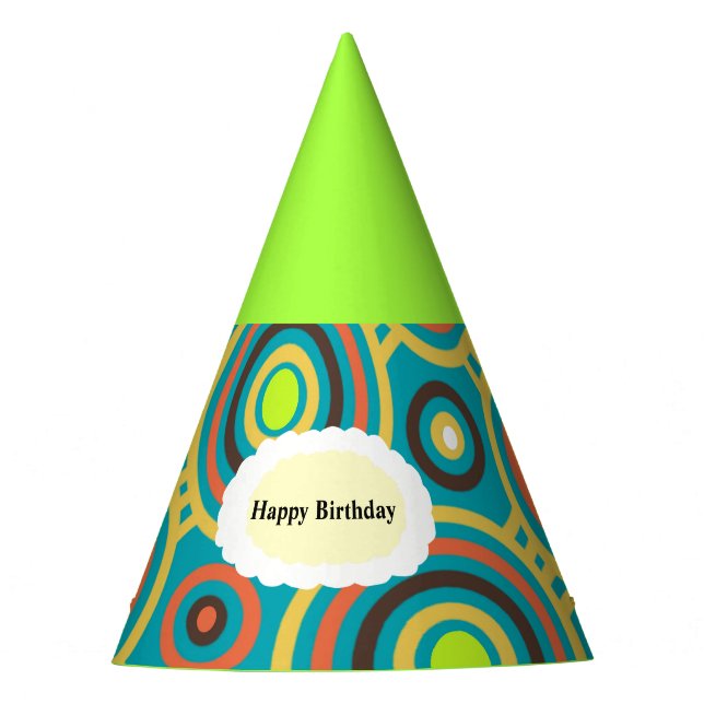 Patterned Party Hat (Front)