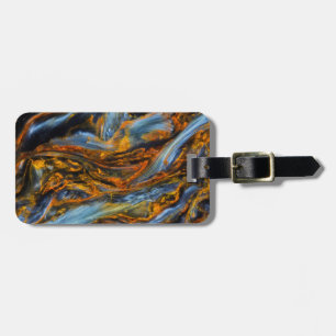 Patterned Pietersite Luggage Tag
