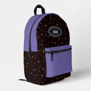 Patterned Printed Backpack