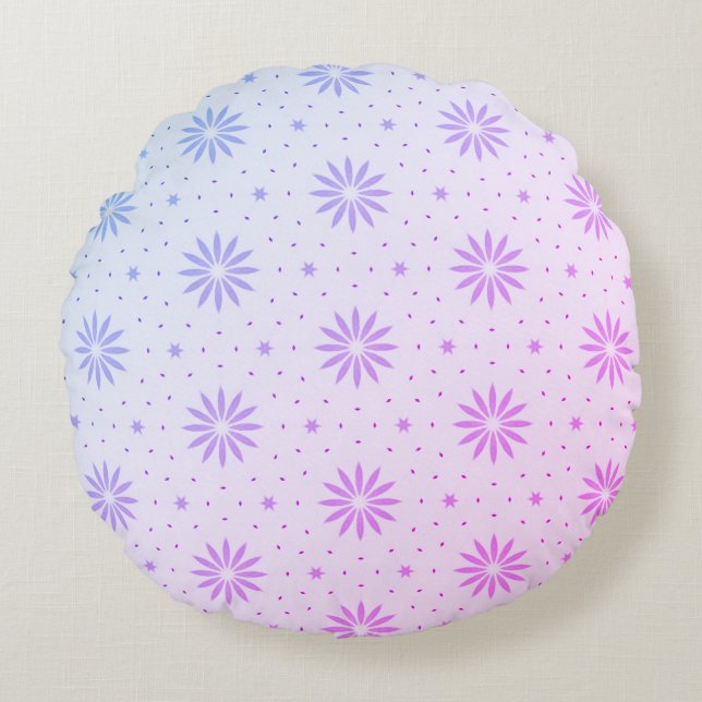 Patterned Round Cushion (Front)
