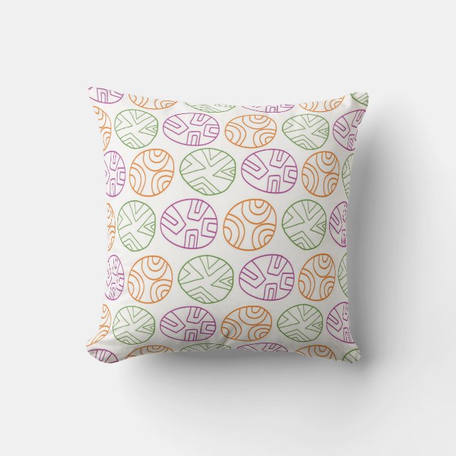 patterned shapes cushion (Front)