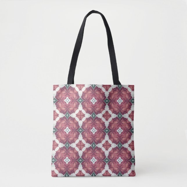 Patterned  tote bag (Front)