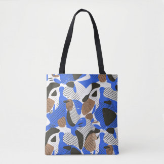 Patterned tote bag