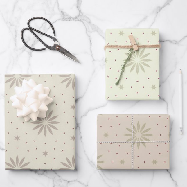 Patterned Wrapping Paper Sheet (Front)