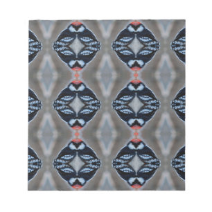 Patternized Male Downy Woodpecker Notepad