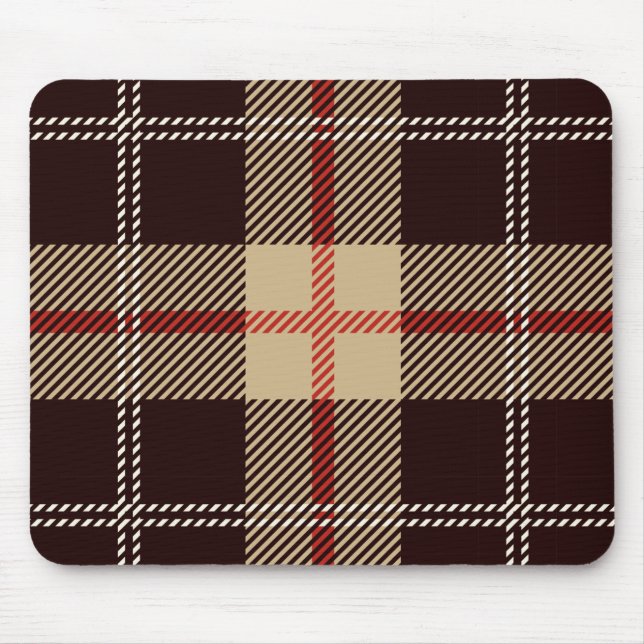Patternl Stylish Scottish Geometric Vintage       Mouse Pad (Front)