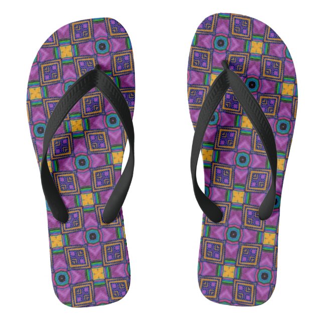 Patterns - 1491 thongs (Footbed)