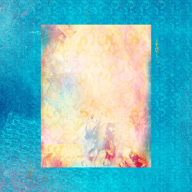 Patterns and Paint Gold Swirls Scrapbook Paper (Creator Uploaded)