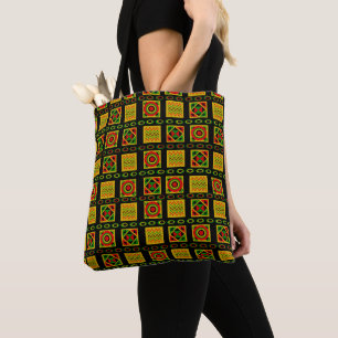 Patterns Black History  Tote Bag