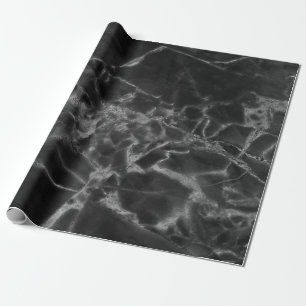 Patterns black marble surface that looks naturalab wrapping paper