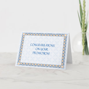 Patterns & Borders 2 Promotion Congratulation Card
