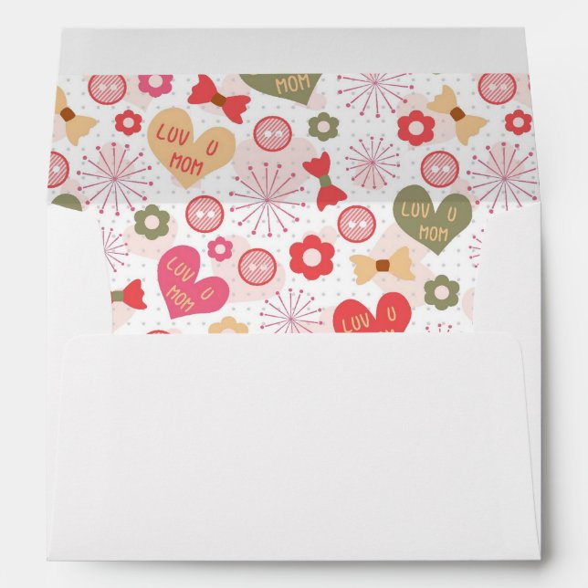 Patterns for Mother's Day Envelope (Back (Bottom))